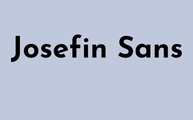 Josefin Sans